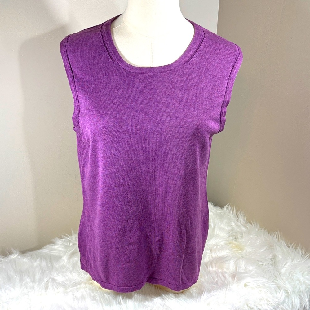 Coldwater Creek Vibrant Purple Muscle Sweater